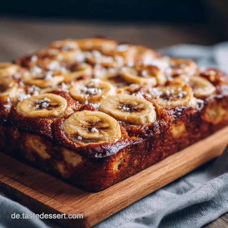 Bananenkuchen Der saftige Klassiker Einfaches Rezept f&uuml;r die Kaffeetafel
