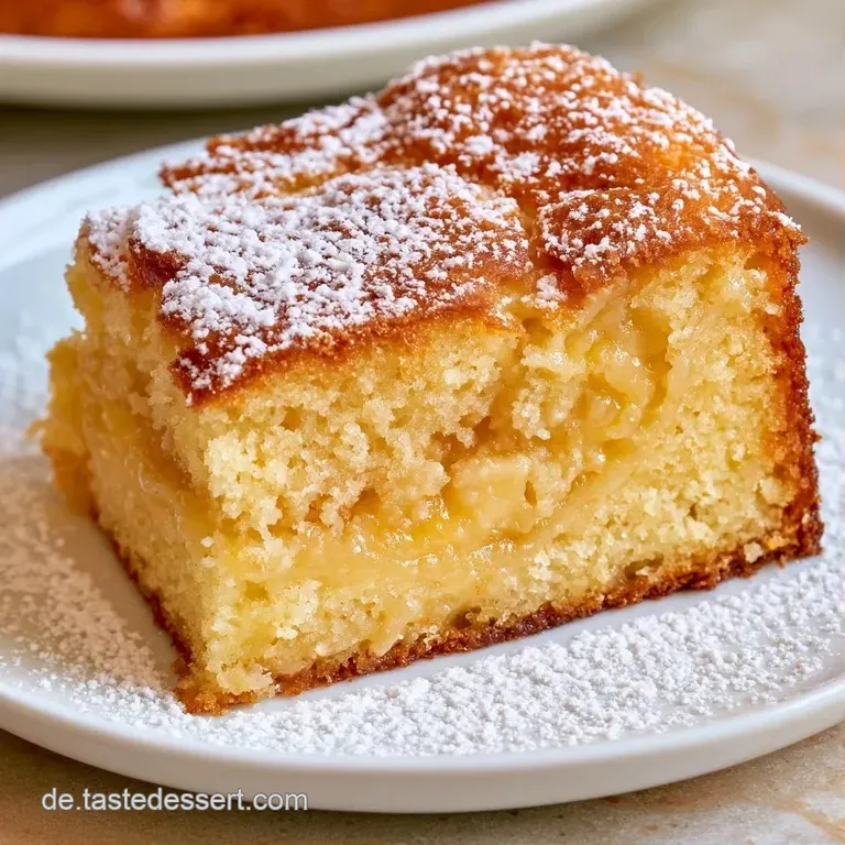 Ein fluffiges St&uuml;ck hellen Kuchen auf einem wei&szlig;en Porzellanteller, garniert mit frischen, roten Beeren und Minze.