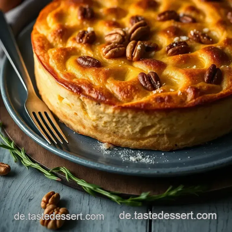 Saftiger Karottenkuchen mit Walnüssen und Zimt presentation