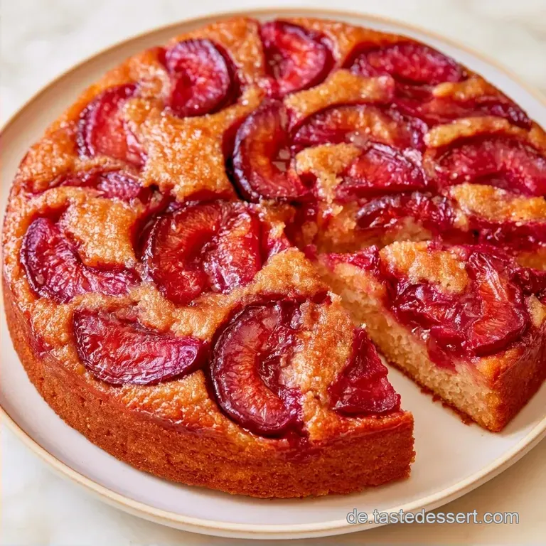 Saftiger Pflaumenkuchen R&uuml;hrteig
