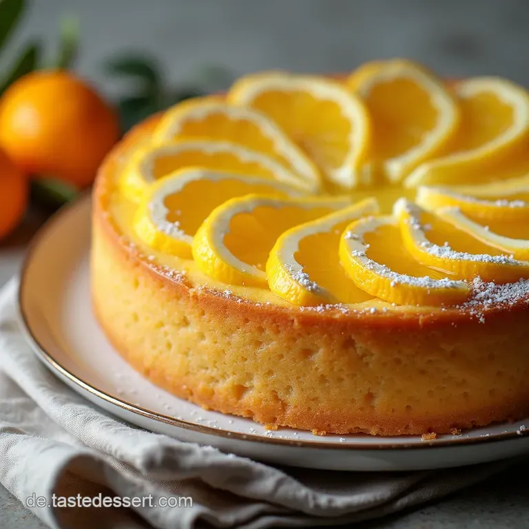 Der Sonnenschein in Kuchenform Authentischer Sizilianischer Zitronenkuchen Torta al Limone