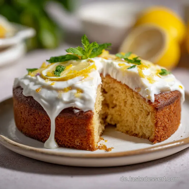 Veganer Zitronenkuchen: Saftig und einfach