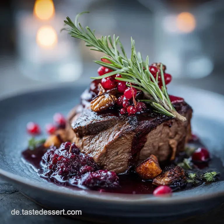 Weihnachtsbraten: So einfach gelingt der saftige Schweinenacken in Gl&uuml;hwein-Sauce