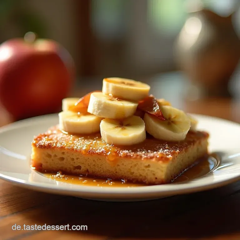 Saftiges Bananenapfelbrot Mit Apfel Haferflocken Ohne Zucker presentation