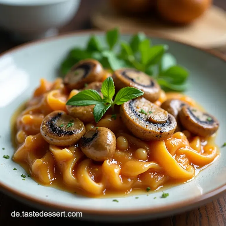 Samtige ChampignonRahmsauce mit Frischk&auml;seKick