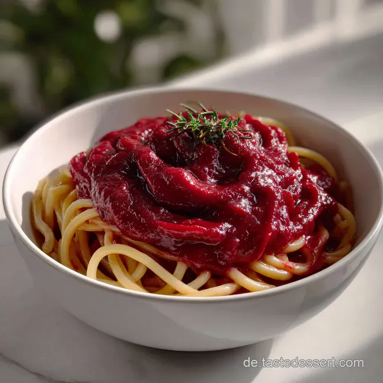 Pasta Sauce: Die Samt-Sauce mit Roter Bete