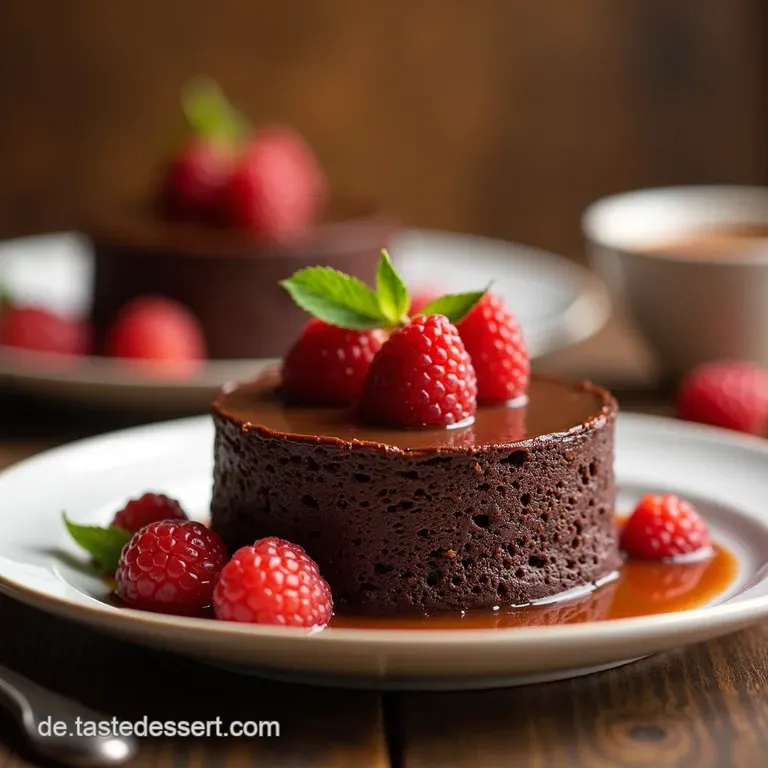 Samtigzarte Milchschokoladenganache presentation