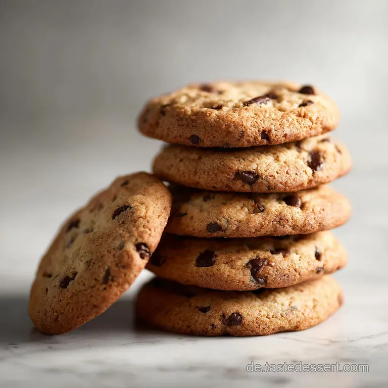 Close-up of a square cookie bar with a delicate, crackled surface, generously dusted with white powdered sugar.