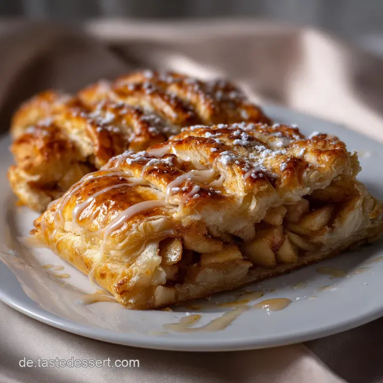 Der schnelle Apfelstrudel Bl&auml;tterteig Apfelstrudel Bl