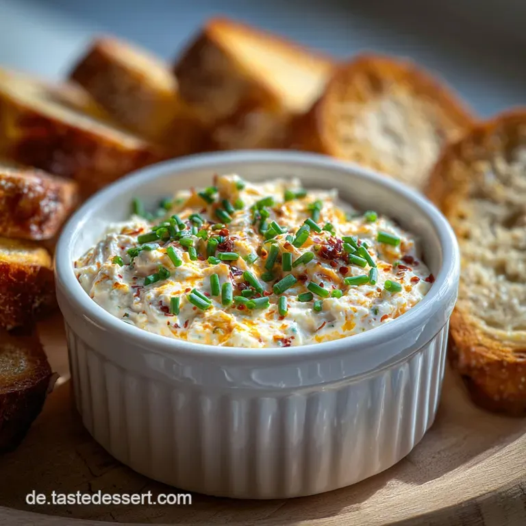 Schneller K&auml;seaufstrich als Bayrischer Biergarten Klassiker