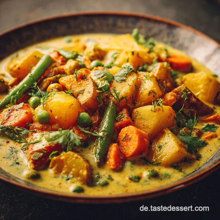 Kartoffelkichererbsencurry: Das Schnelle Feierabend-Curry presentation