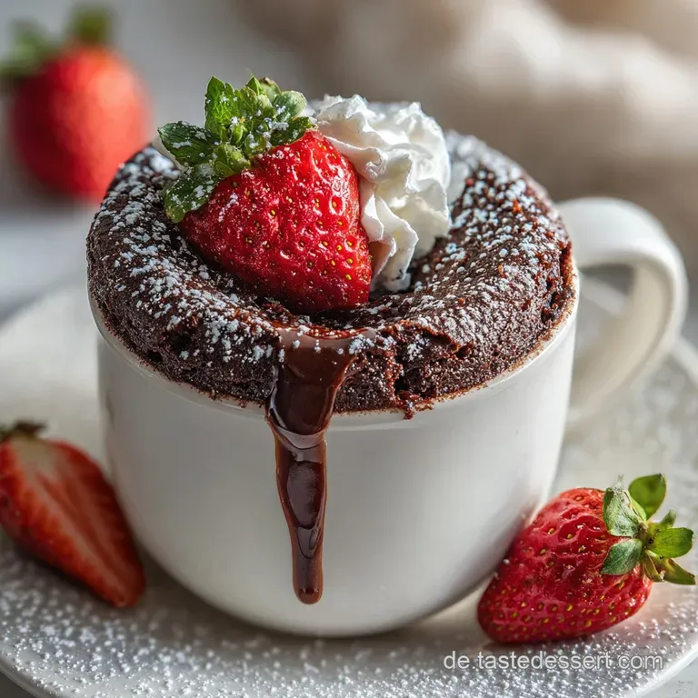 Tassenkuchen Rezept mit Schokolade