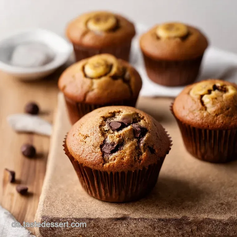 SchokoBananen Muffins für den Kindergeburtstag