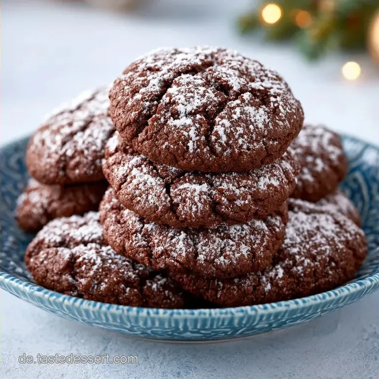 Schokoladen Weihnachtspl&auml;tzchen: Zart & Formstabil