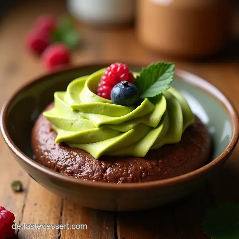 Schokoladenavocadomousse S&uuml;ndhaft Lecker Unglaublich Gesund presentation