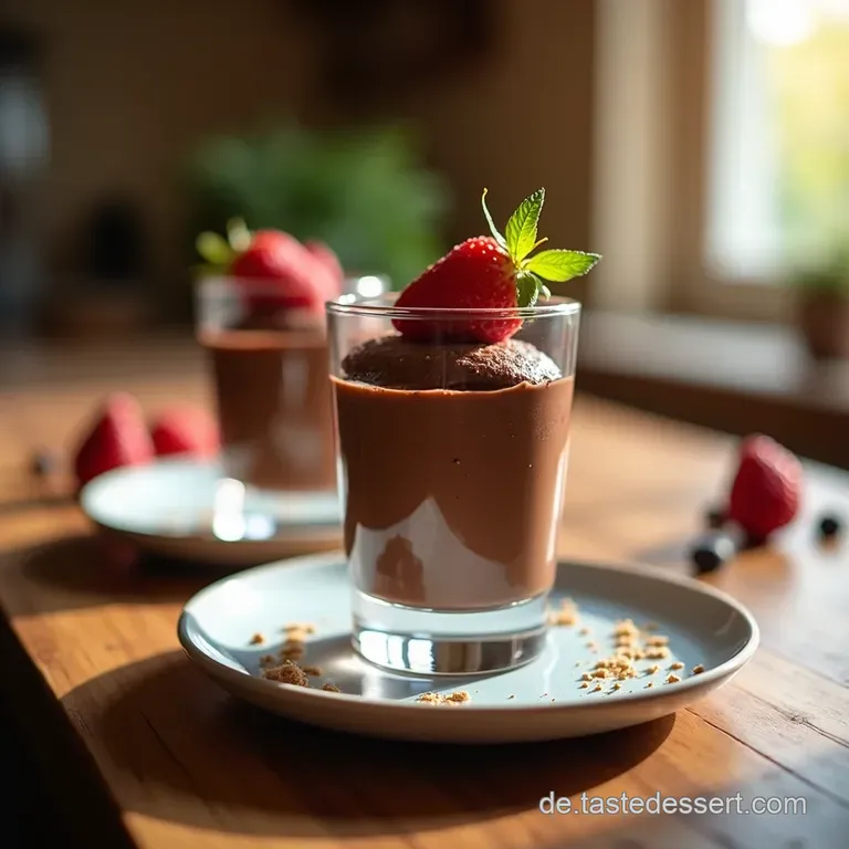 Schokoladenhimmel Im Glas Einfache Schokoladenmousse F&uuml;r Genie&szlig;er presentation