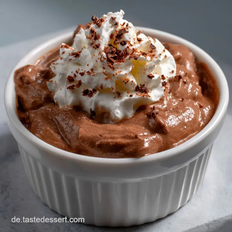 SchokoladenMousse Schnelles Dessert 1ZutatenRezept Nachtisch: Das 5-Minuten-Wunder