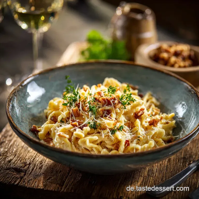 Schw&auml;bische Hausmacher Sp&auml;tzle Oder Kn&ouml;pfle Zart Bissfest presentation