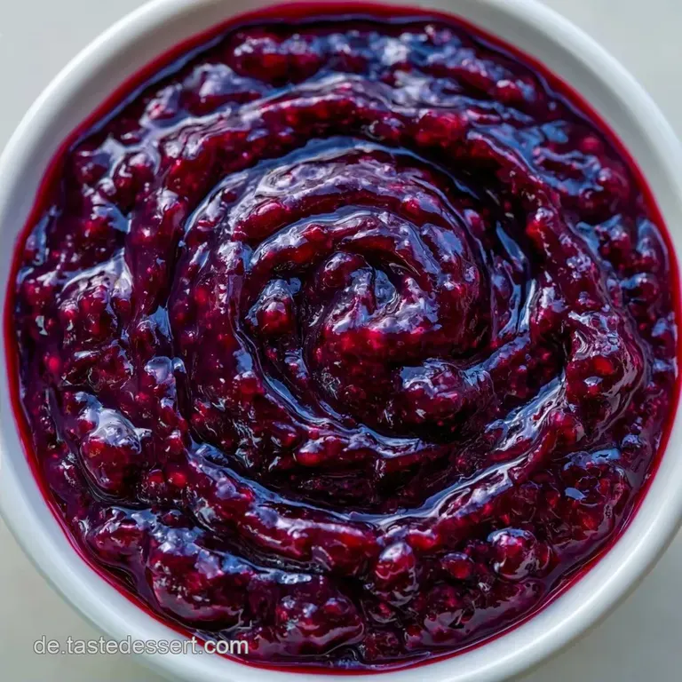 Hausgemachter Schwarze Johannisbeer-Curd