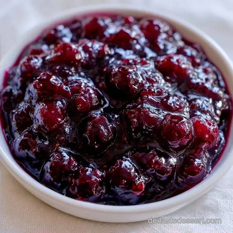 Schwarze Johannisbeermarmelade in 35 Minuten