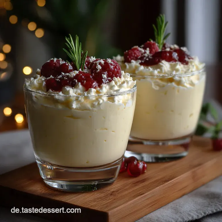 6 verfhrerische Silvester Nachtisch Ideen fresHouse: Champagner Mousse