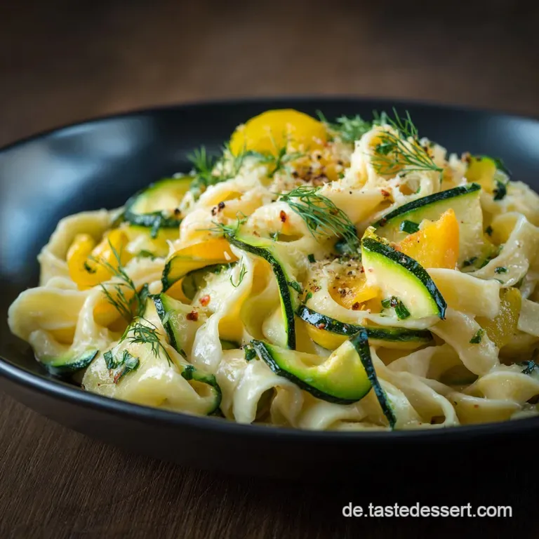 BlitzSommergl&uuml;ck Cremige ZitronenZucchiniPasta 20 Minuten