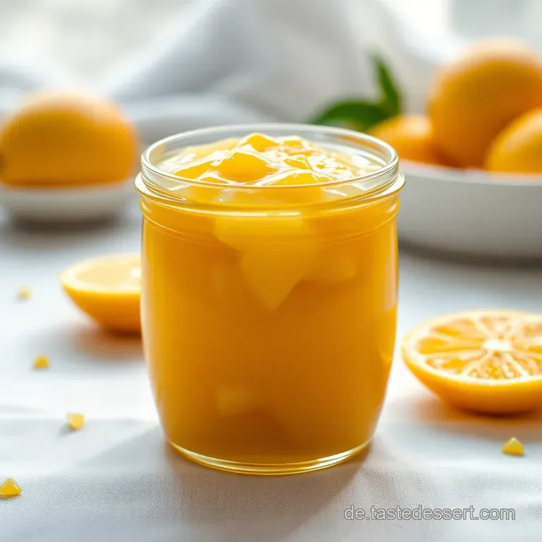 Sonnenschein im Glas: Hausgemachte Zitronenmarmelade presentation