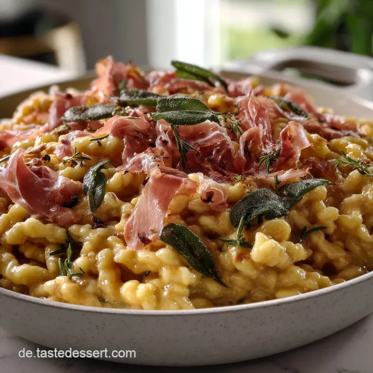 Spaetzle Pfanne Saltimbocca: Raffinierte Fusion presentation