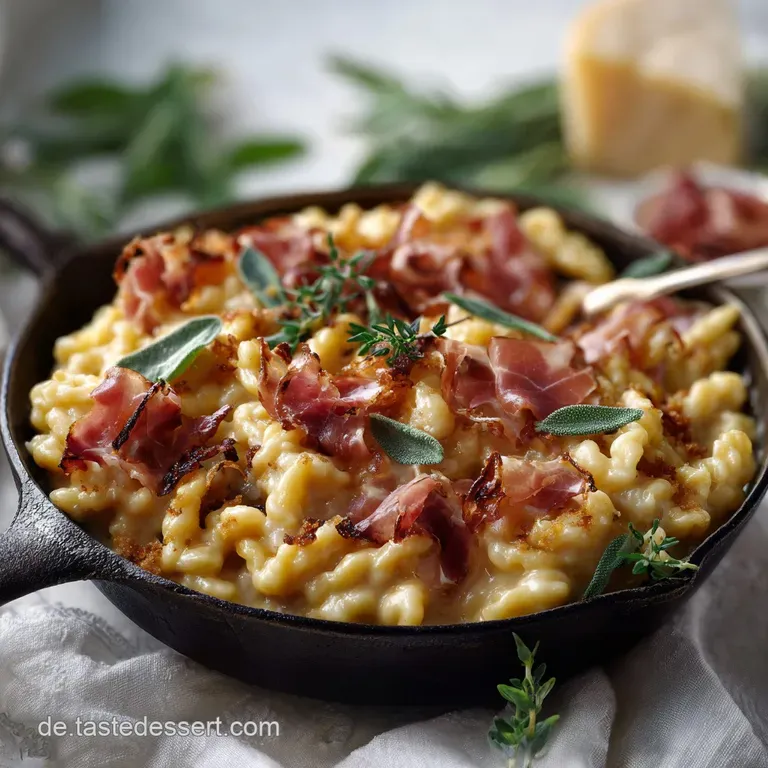 Spaetzle Pfanne Saltimbocca: Raffinierte Fusion