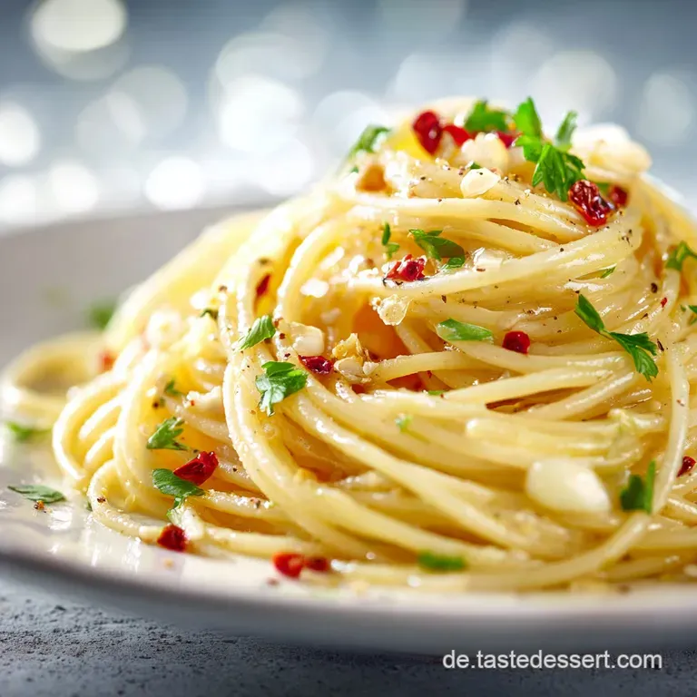 Spaghetti Aglio e Olio Der italienische FeierabendKlassiker mit dem gewissen Pep