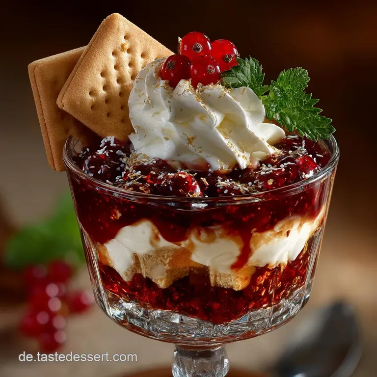 SpekulatiusHimbeerTräumchen Blitzschnelles Dessert im Glas