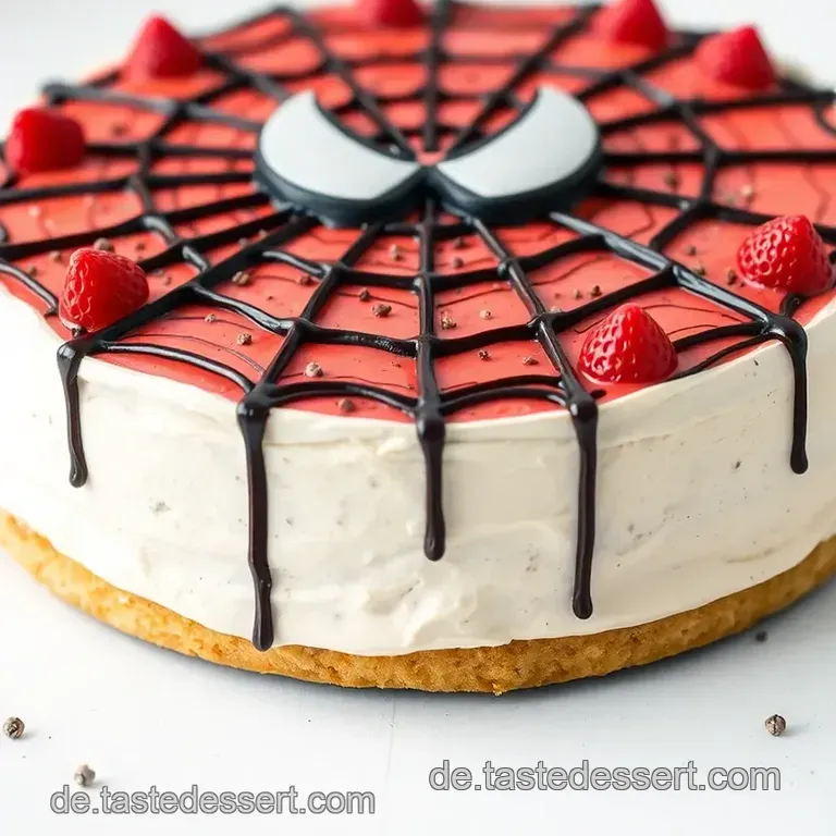 Spiderman Netzwerfer Schoko-Torte presentation