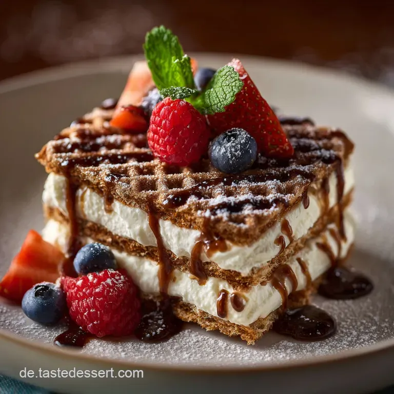 Tiramisu Aus Reiswaffeln: Schnelles Dessert-Wunder presentation