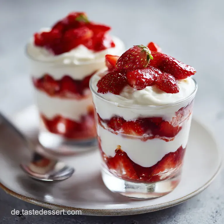 Italienisches Erdbeer-Tiramisu Im Glas: Samtig und Frisch