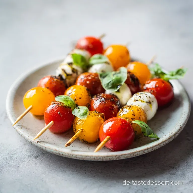 Tomaten Mozzarella Spiesse: Frisches Caprese Fingerfood