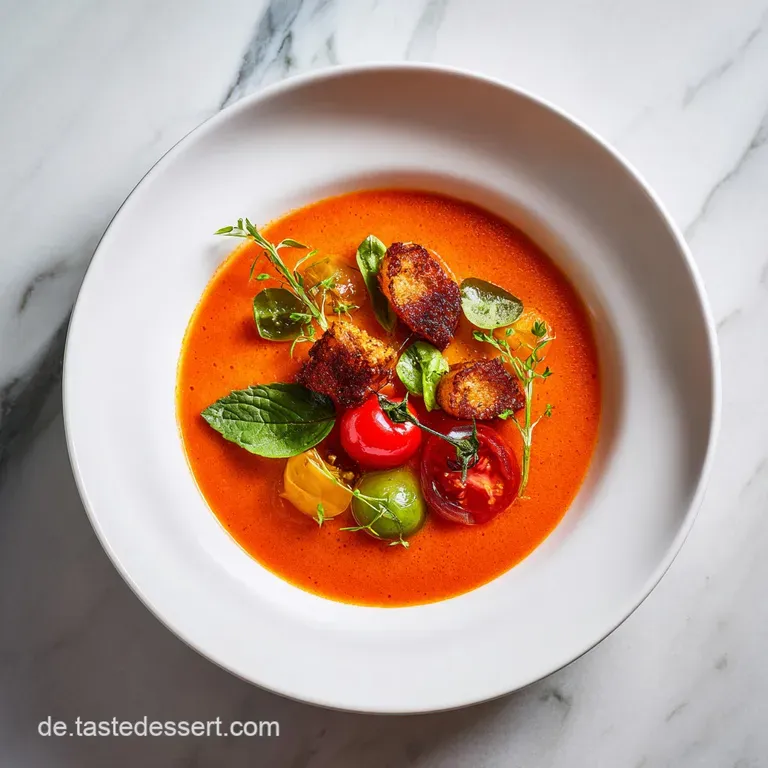 Tomatensuppe nach G&auml;rtnerin Art
