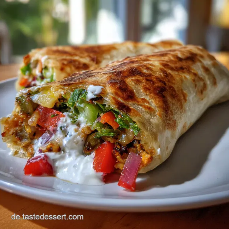 Gem&uuml;seWrap: Knuspriges Pfannengem&uuml;se mit Kr&auml;uter-Dip