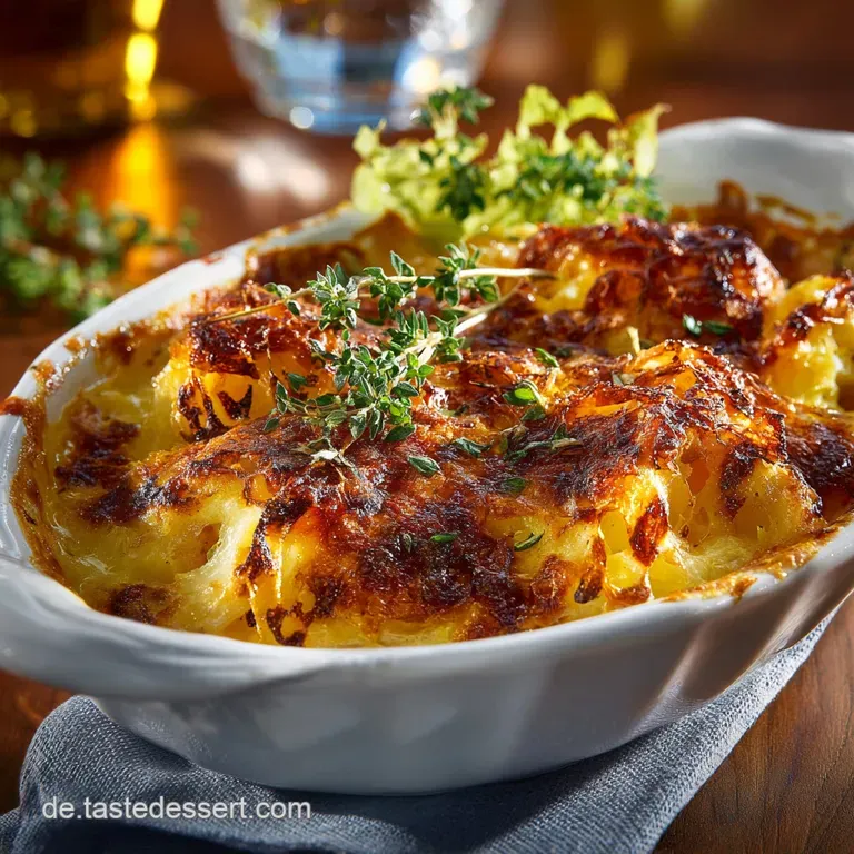 &Uuml;berbackener Spitzkohl Mit Caf&eacute; De Paris Kruste Cremig W&uuml;rzig Vegetarisch presentation
