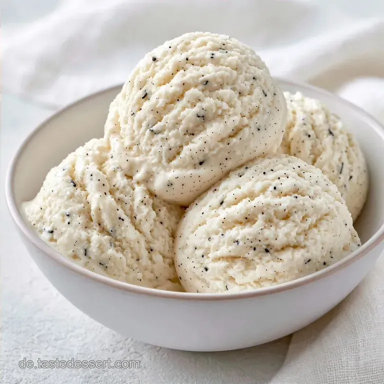 Vanille-Joghurt-Eis f&uuml;r Kompressor Eismaschine