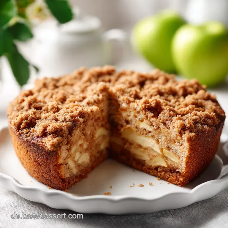 Vegane Apfelkuchen: Saftig mit Zimtstreuseln