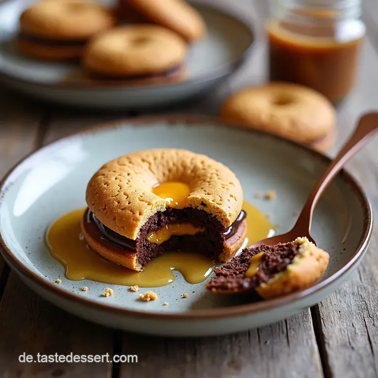 Vegane SchokoErdnussbutter Kekse