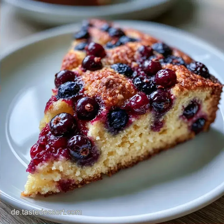 Veganer Nusskuchen Mit Johannisbeeren
