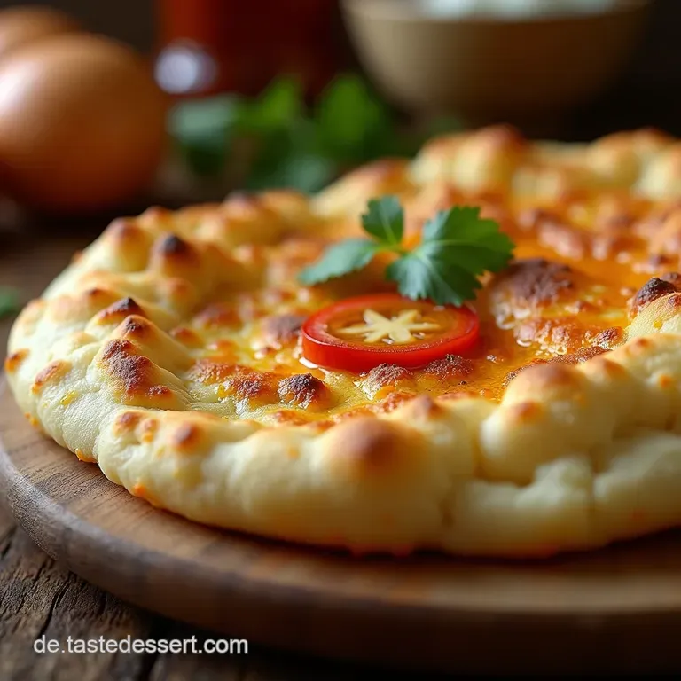 Fluffiges Herz Glutenfreies Veganes Naanbrot Perfekt F&uuml;r Dips presentation