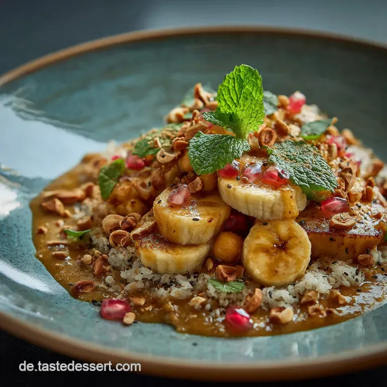 Veganes Kichererbsen Curry mit Banane und Gem&uuml;se Blitz-Rezept
