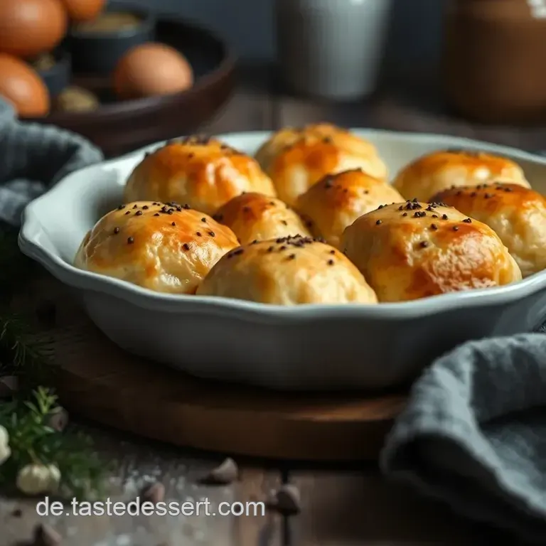Watruschki – Russische Quarktaschen im süßen Hefeteig presentation