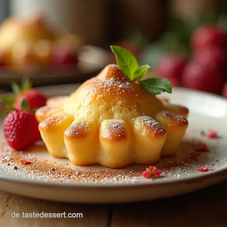 Windbeutel Milchm&auml;dchen Style Cream Puffs Mit Kondensmilchf&uuml;llung presentation