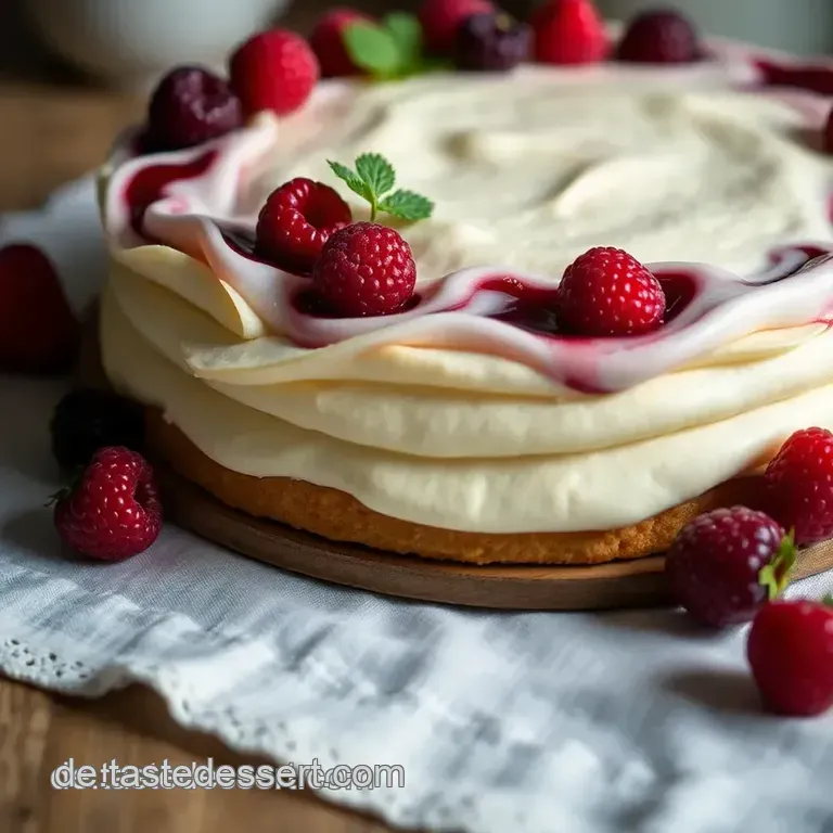 Windbeuteltorte Mit Himbeeren Nach Oma s Art presentation