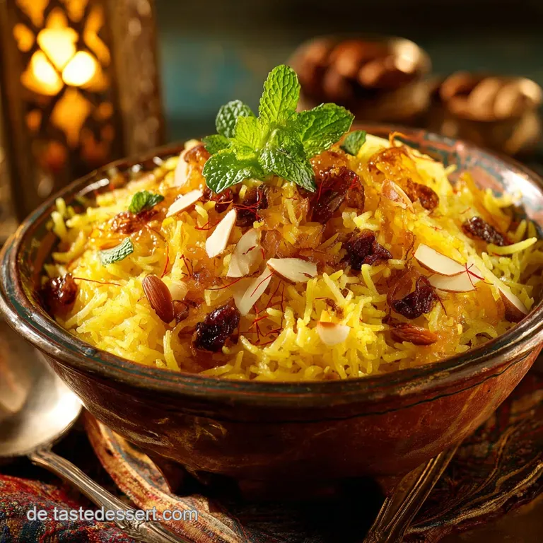 Zarda: Der k&ouml;nigliche Safran Reis (Indischer S&uuml;&szlig;reis)