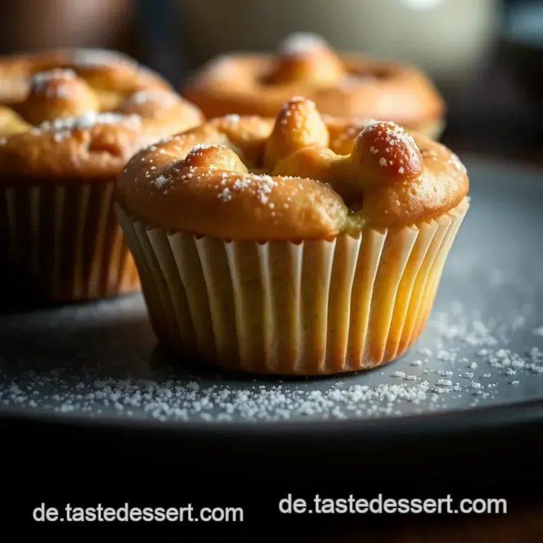 Zimtschnecken-Muffins presentation