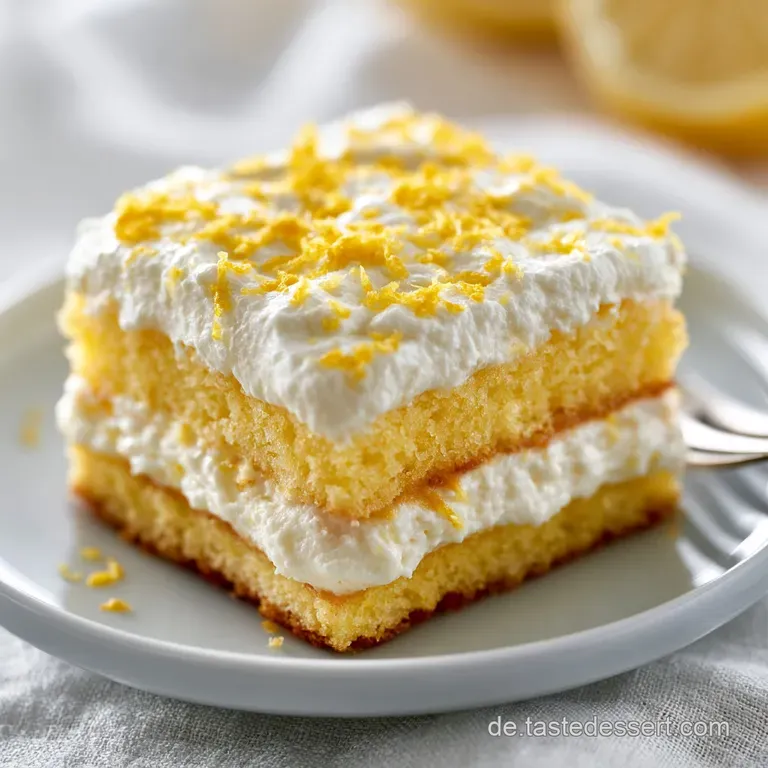 Italienisches Zitronen Tiramisu mit Limoncello